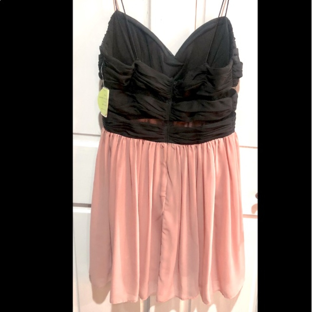 ADRIANNA PAPELL for HAILEY LOGAN Two Tone short Chiffon Dress. size 13/14J NWT - Picture 5 of 7